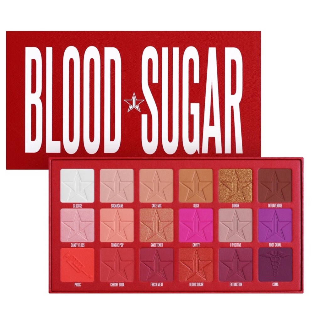 Jeffree Star Blood sugar Eyeshadow Palette Bold and Captivating